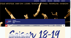 Desktop Screenshot of oise-ffgym.fr